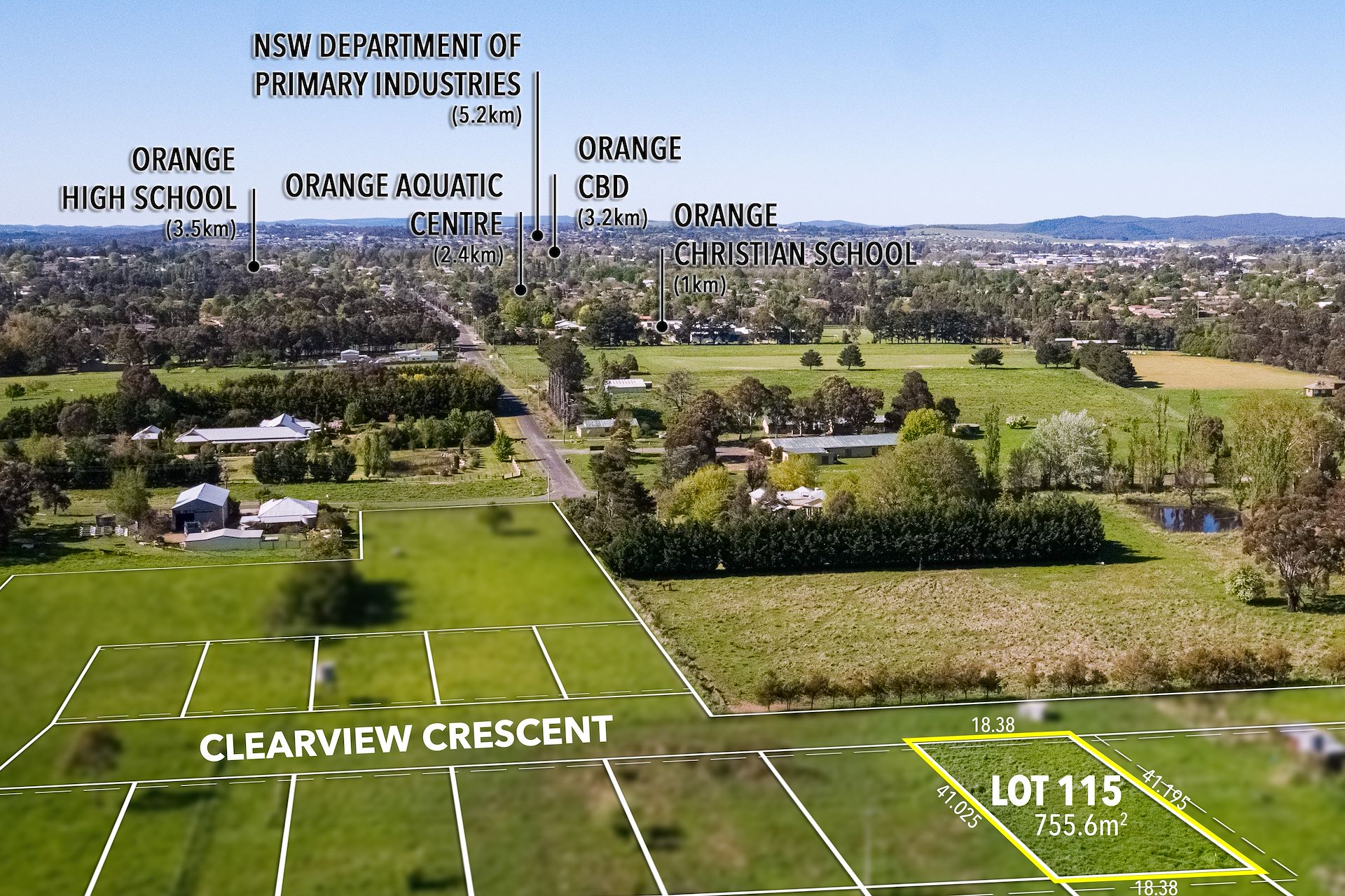 LOT 115 Clearview Estate, Orange, NSW 2800
